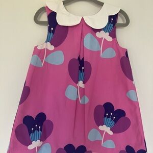 Jacadi Pink Dress with White Collar